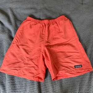 Patagonia Baggies Bright Coral Shorts